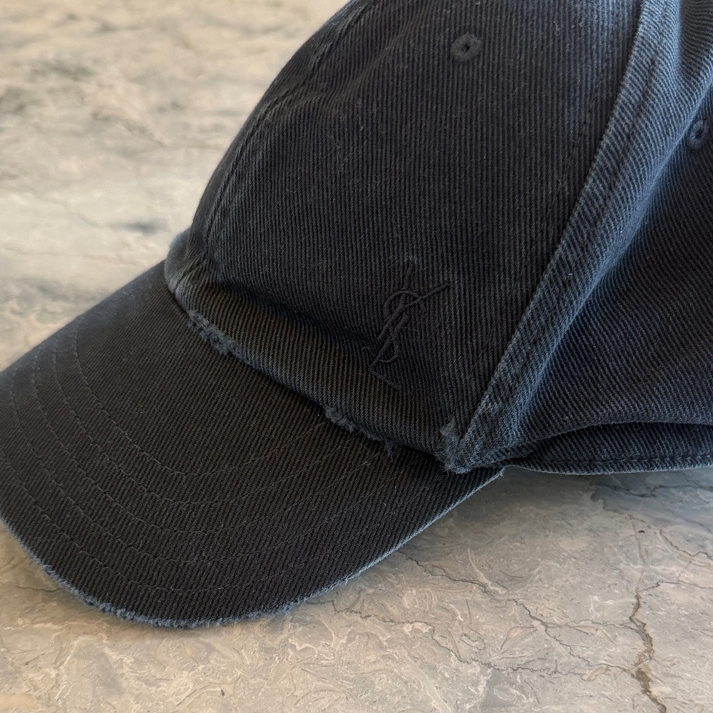 Saint Laurent
YSL Washed Denim Baseball Hat - Picture 7 of 9